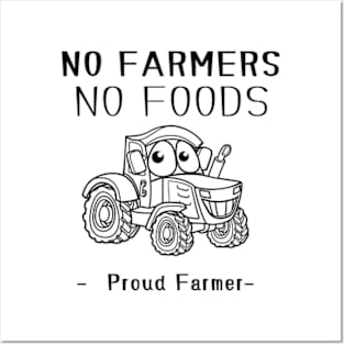 No Farmers No Foods Posters and Art